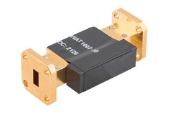 WR-28 Waveguide Fixed Attenuator, 10 dB, from 26.5 GHz to 40 GHz, UG-599/U Square Cover Flange, 5W Power - Cost-Effective Alternative