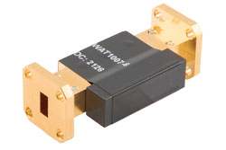 WR-28 Waveguide Fixed Attenuator, 6 dB, from 26.5 GHz to 40 GHz, UG-599/U Square Cover Flange, 5W Power - Cost-Effective Alternative