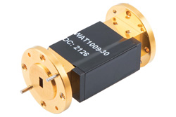 WR-19 Waveguide Fixed Attenuator, 30 dB, from 40 GHz to 60 GHz, UG-383/U-Mod Round Cover Flange, 3W Power - Cost-Effective Alternative