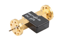 WR-10 Waveguide Fixed Attenuator, 30 dB, from 75 GHz to 110 GHz, UG-387/U-Mod Round Cover Flange, 1W Power - Cost-Effective Alternative