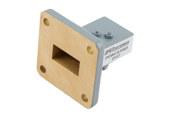 WR-62 UG-419/U Square Cover Flange to SMA Female Waveguide to Coax Adapter Operating from 12.4 GHz to 18 GHz - Cost-Effective Alternative