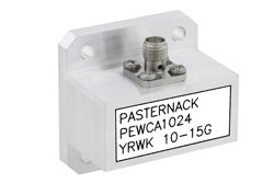 WR-75 Square Cover Flange to SMA Female Waveguide to Coax Adapter Operating from 10 GHz to 15 GHz, X-Ku Band - Cost-Effective Alternative