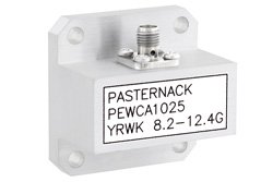 WR-90 UG-135/U Square Cover Flange to SMA Female Waveguide to Coax Adapter Operating from 8.2 GHz to 12.4 GHz - Cost-Effective Alternative