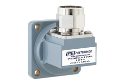 WR-102 UG-1493/U Square Cover Flange to N Male Waveguide to Coax Adapter Operating from 7 GHz to 11 GHz - Cost-Effective Alternative