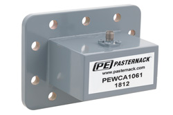 WR-229 CPR-229G Grooved Flange to SMA Female Waveguide to Coax Adapter Operating from 3.3 GHz to 4.9 GHz - Cost-Effective Alternative