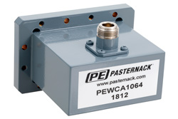WR-284 CMR-284 Flange to N Female Waveguide to Coax Adapter Operating from 2.6 GHz to 3.95 GHz - Cost-Effective Alternative