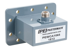 WR-284 CPR-284G Grooved Flange to N Female Waveguide to Coax Adapter Operating from 2.6 GHz to 3.95 GHz - Cost-Effective Alternative