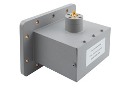 PEWCA1080.jpg WR-430 UDR22 Flange to SMA Female Waveguide to Coax Adapter Operating from 1.72 GHz to 2.61 GHz in Aluminum - Cost-Effective Alternative