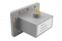 WR-284 UDR32 Flange to SMA Female Waveguide to Coax Adapter Operating from 2.6 GHz to 3.95 GHz in Aluminum - Cost-Effective Alternative