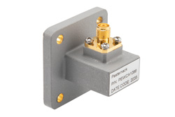 WR-75 UBR120 Flange to SMA Female Waveguide to Coax Adapter Operating from 9.84 GHz to 15 GHz in Brass - Cost-Effective Alternative