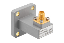 WR-51 UBR180 Flange to SMA Female Waveguide to Coax Adapter Operating from 14.5 GHz to 22 GHz in Brass - Cost-Effective Alternative