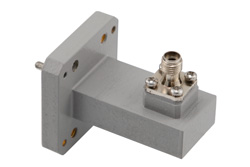 WRD-650 UG Square Cover Flange to SMA Female Waveguide to Coax Adapter Operating from 6.5 GHz to 18 GHz in Copper Alloy - Cost-Effective Alternative