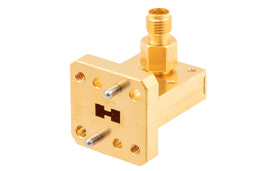 WRD-180 Square Cover Flange to 2.92mm Female Waveguide to Coax Adapter Operating from 18 GHz to 40 GHz - Cost-Effective Alternative