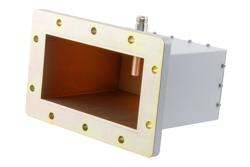 WR-650 CPR650F Flange to N-Type Female Waveguide to Coax Adapter Operating From 1.13 GHz to 1.73 GHz - Cost-Effective Alternative