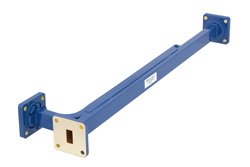 WR-51 Waveguide 10 dB Broadwall Coupler, Square Cover Flange, E-Plane Coupled Port, 15 GHz to 22 GHz, Copper Alloy - Cost-Effective Alternative