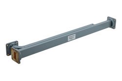 WR-90 Waveguide 10 dB Broadwall Coupler, UG-39/U Square Cover Flange, E-Plane Coupled Port, 8.2 GHz to 12.4 GHz, Copper Alloy - Cost-Effective Alternative