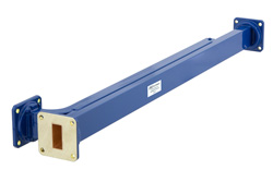 WR-90 Waveguide 30 dB Broadwall Coupler, UG-39/U Square Cover Flange, E-Plane Coupled Port, 8.2 GHz to 12.4 GHz, Copper Alloy - Cost-Effective Alternative
