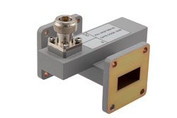 WR-90 Waveguide 20 dB Crossguide Coupler, UG Cover Flange, N Female Coupled Port, 9 GHz to 10 GHz, Aluminum - Cost-Effective Alternative
