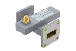 WR-90 Waveguide 40 dB Crossguide Coupler, UG Cover Flange, SMA Female Coupled Port, 8.2 GHz to 12.5 GHz, Aluminum - Cost-Effective Alternative