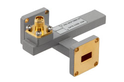 WR-34 Waveguide 50 dB Crossguide Coupler, UG Cover Flange, 2.92mm Female Coupled Port, 21.7 GHz to 33 GHz, Brass - Cost-Effective Alternative