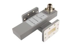 WR-137 Waveguide 50 dB Crossguide Coupler, CPR-137F, N Female Coupling Port, 5.38 GHz to 8.17 GHz, Brass - Cost-Effective Alternative