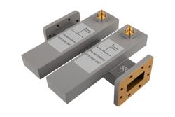 WR-137 Waveguide 50 dB Dual Directional Crossguide Coupler, CPR-137F, SMA Female Coupling Ports, 5.38 GHz to 8.17 GHz, Aluminum - Cost-Effective Alternative