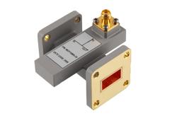 WR-62 Waveguide 20 dB Crossguide Coupler, UG-419/U, SMA Female Coupling Port, 13.75 GHz to 14.5 GHz, Brass - Cost-Effective Alternative