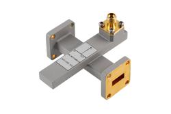 WR-42 Waveguide 50 dB Crossguide Coupler, UG-595/U, 2.92mm Female Coupling Port, 17.6 GHz to 26.7 GHz, Brass - Cost-Effective Alternative
