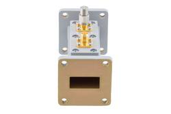 WR-90 Waveguide 50 dB Loop Coupler, UG Cover Flange, SMA Female Coupled Port, 8.2 GHz to 12.5 GHz, Aluminum - Cost-Effective Alternative