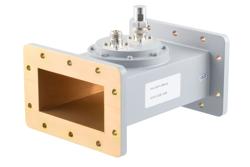 PEWCP1106N-50.jpg WR-430 Waveguide 50 dB Loop Coupler, CPR430F Flange, N Female Coupled Port, 1.72 GHz to 2.61 GHz, Aluminum - Cost-Effective Alternative