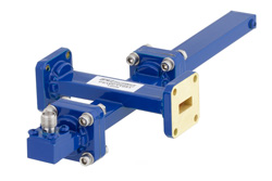 WR-42 Waveguide 50 dB Crossguide Coupler, UG-595/U Square Cover Flange, SMA Female Coupled Port, 18 GHz to 26.5 GHz, Bronze - Cost-Effective Alternative