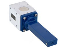 WR-75 Waveguide Isolator from 10 GHz to 15 GHz, 18 dB Typical Isolation, Cover Flange - Cost-Effective Alternative