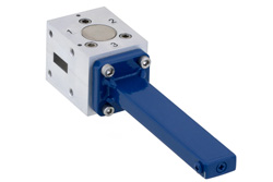 WR-42 Waveguide Isolator from 18 GHz to 26.5 GHz, 18 dB Typical Isolation, UG-597/U Cover Flange - Cost-Effective Alternative