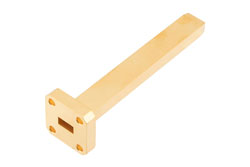 WR-28 Waveguide Probe Antenna Operating from 26.5 GHz to 40 GHz, 6.5 dBi Nominal Gain, UG-599/U Flange - Cost-Effective Alternative