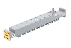 WRD-180 Double Ridge Waveguide 30 dB Broadwall Coupler, 2.92mm Female Coupled Port, 18 GHz to 40 GHz, Brass - Cost-Effective Alternative