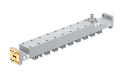 WRD-180 Double Ridge Waveguide 40 dB Broadwall Coupler, 2.92mm Female Coupled Port, 18 GHz to 40 GHz, Brass - Cost-Effective Alternative
