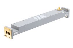 WRD-650 Double Ridge Waveguide 30 dB Broadwall Coupler, SMA Female Coupled Port, 6.5 GHz to 18 GHz, Brass - Cost-Effective Alternative