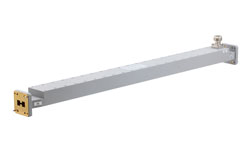 WRD-650 Double Ridge Waveguide 10 dB Broadwall Coupler, N Female Coupled Port, 6.5 GHz to 18 GHz, Brass - Cost-Effective Alternative
