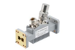 WRD-650 Double Ridge Waveguide 40 dB Loop Coupler, N Female Coupled Port, 6.5 GHz to 18 GHz, Aluminum - Cost-Effective Alternative
